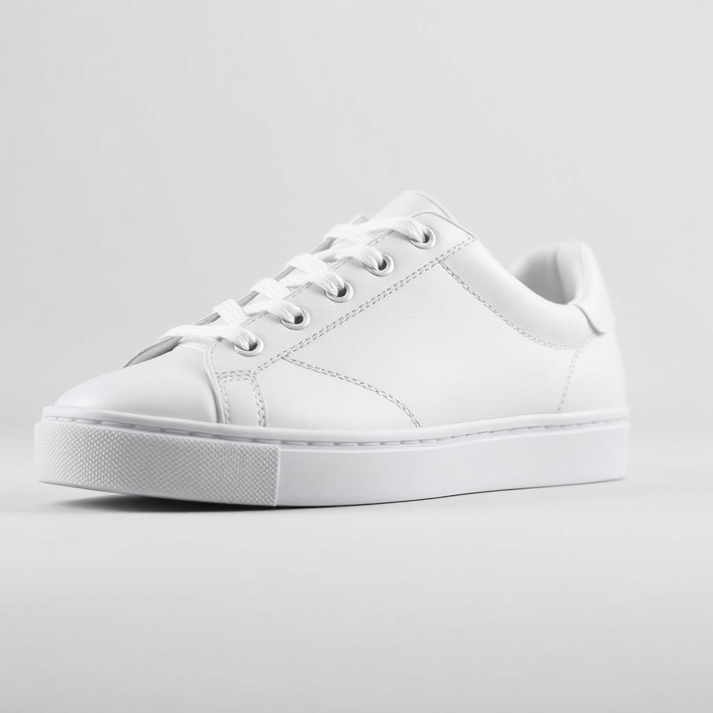 White leather low after cleaning